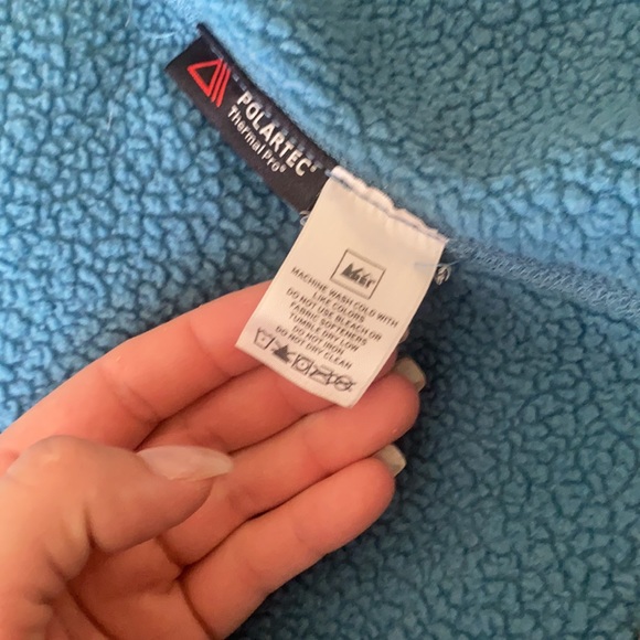 Blue Rei Fleece zip up - Picture 7 of 9